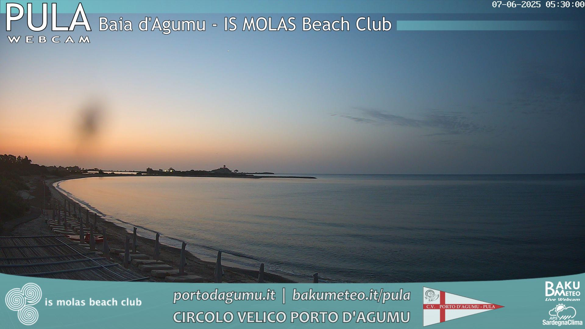 time-lapse frame, Porto d'Agumu webcam
