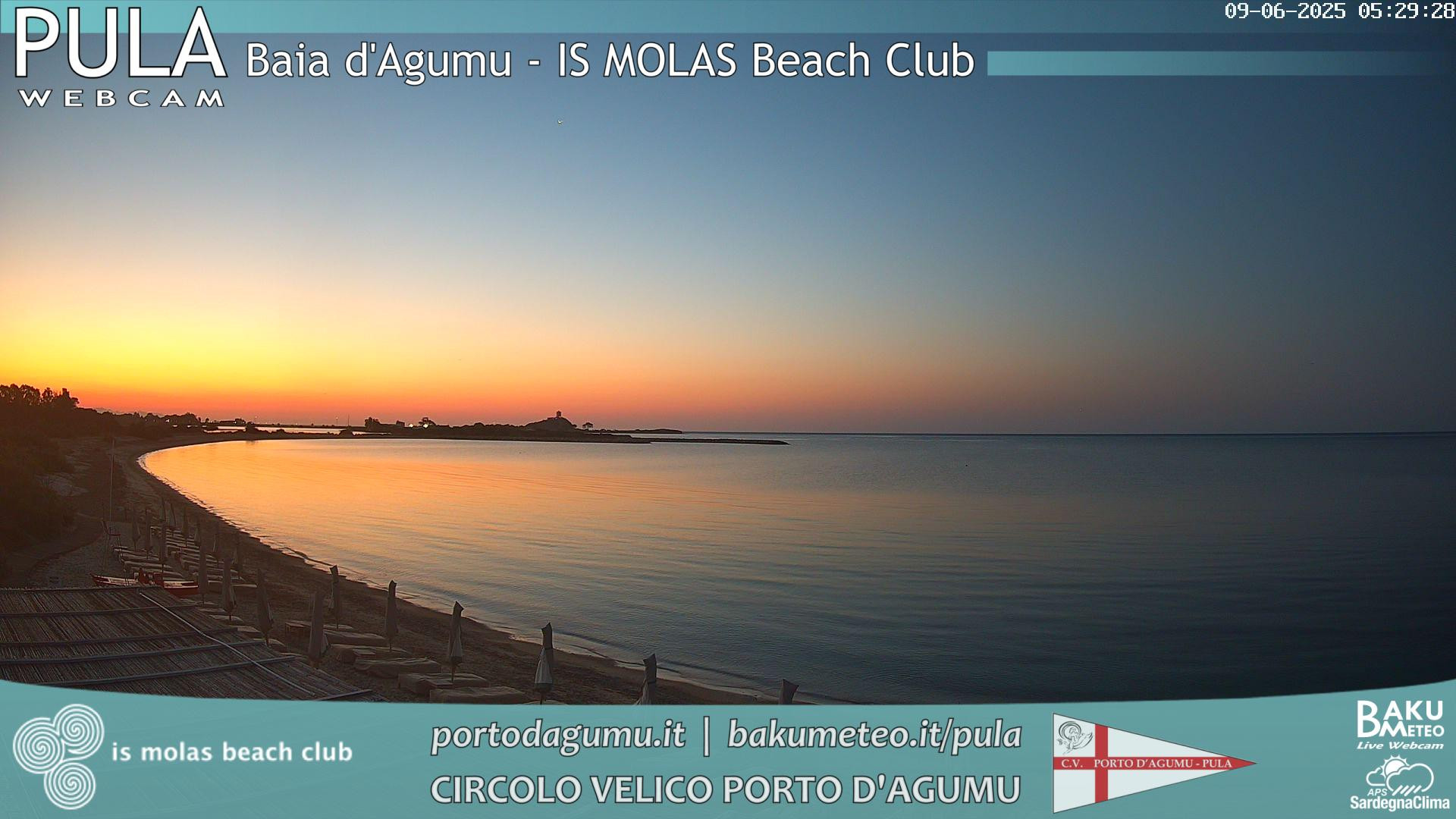 time-lapse frame, Porto d'Agumu webcam