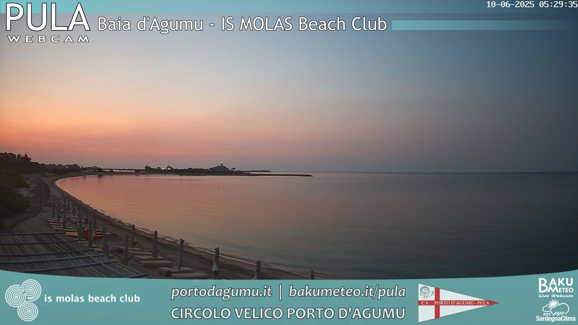 time-lapse frame, Porto d'Agumu webcam