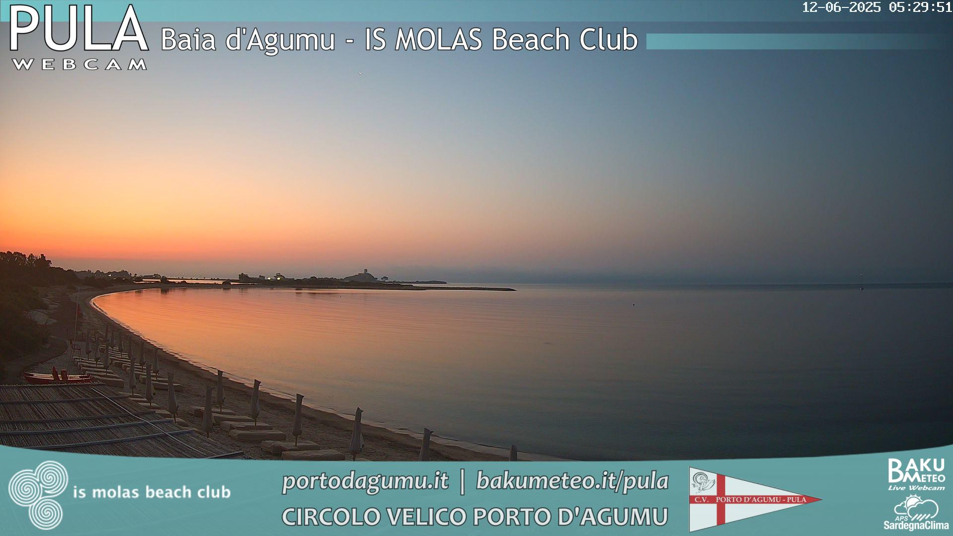 time-lapse frame, Porto d'Agumu webcam