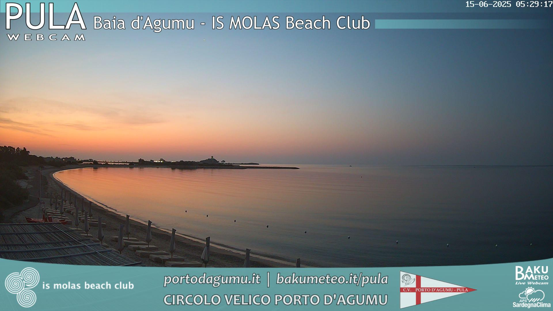 time-lapse frame, Porto d'Agumu webcam