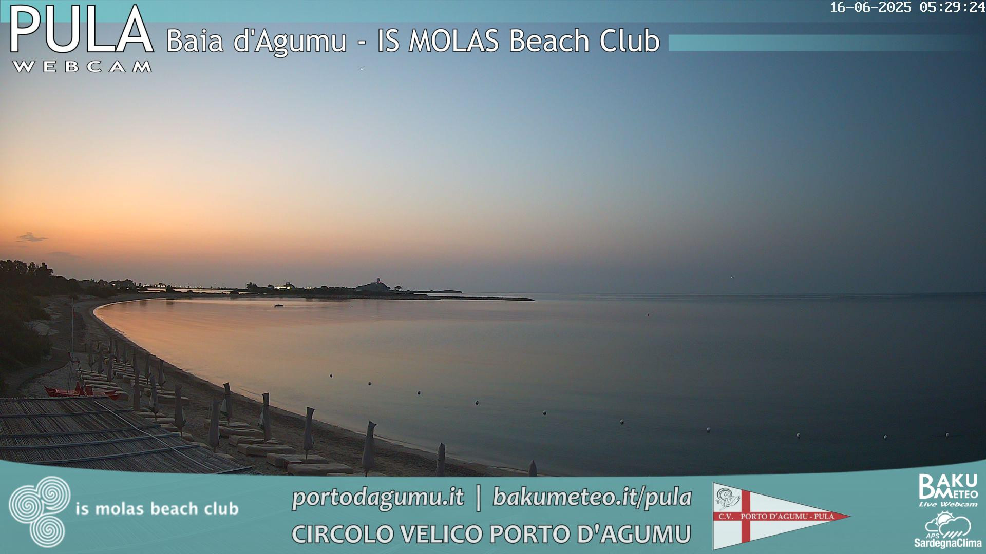 time-lapse frame, Porto d'Agumu webcam