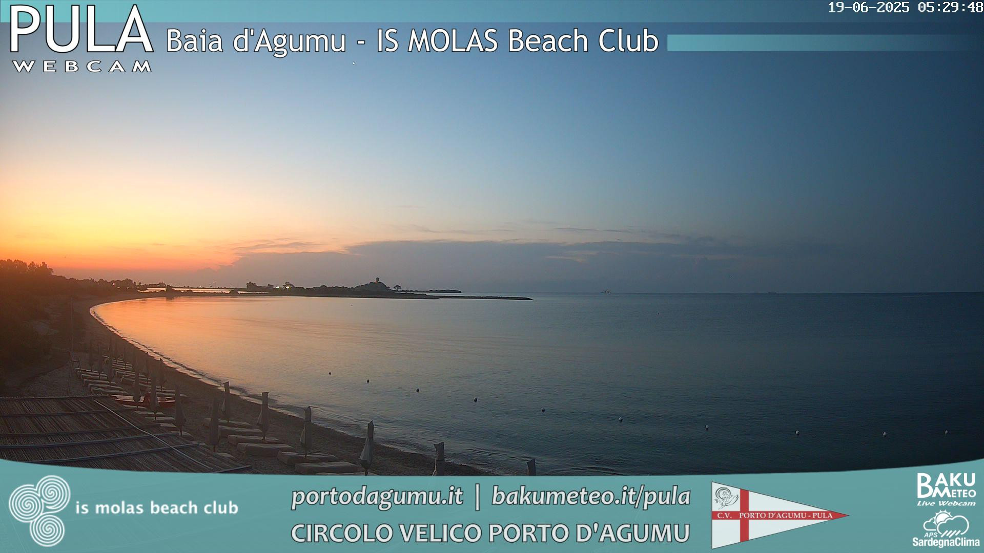 time-lapse frame, Porto d'Agumu webcam