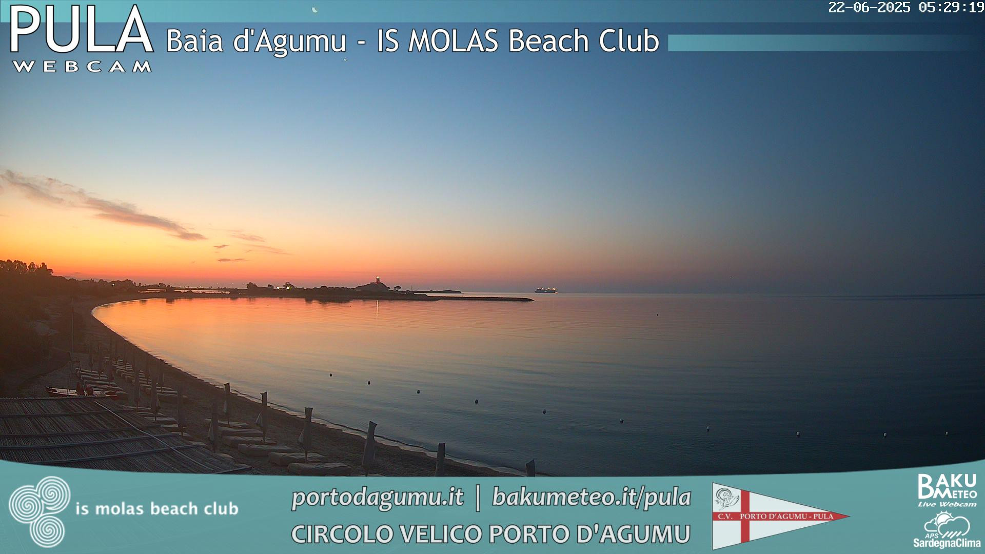 time-lapse frame, Porto d'Agumu webcam
