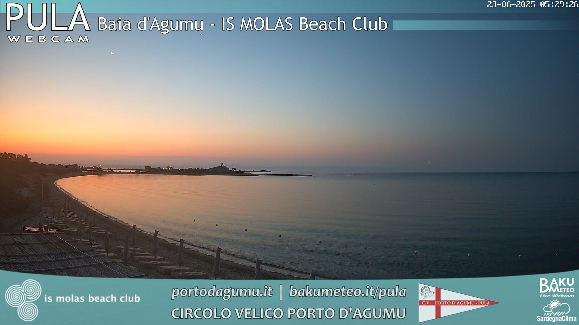 time-lapse frame, Porto d'Agumu webcam