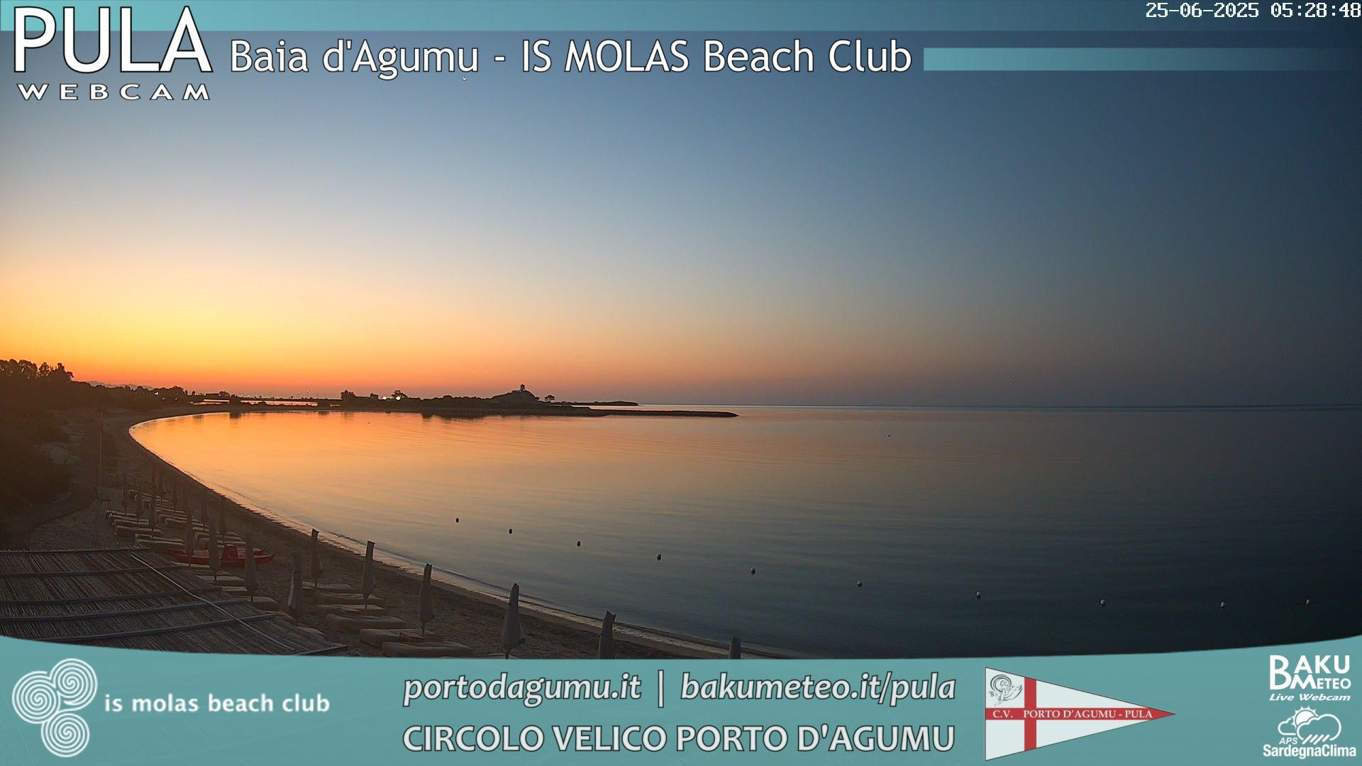 time-lapse frame, Porto d'Agumu webcam