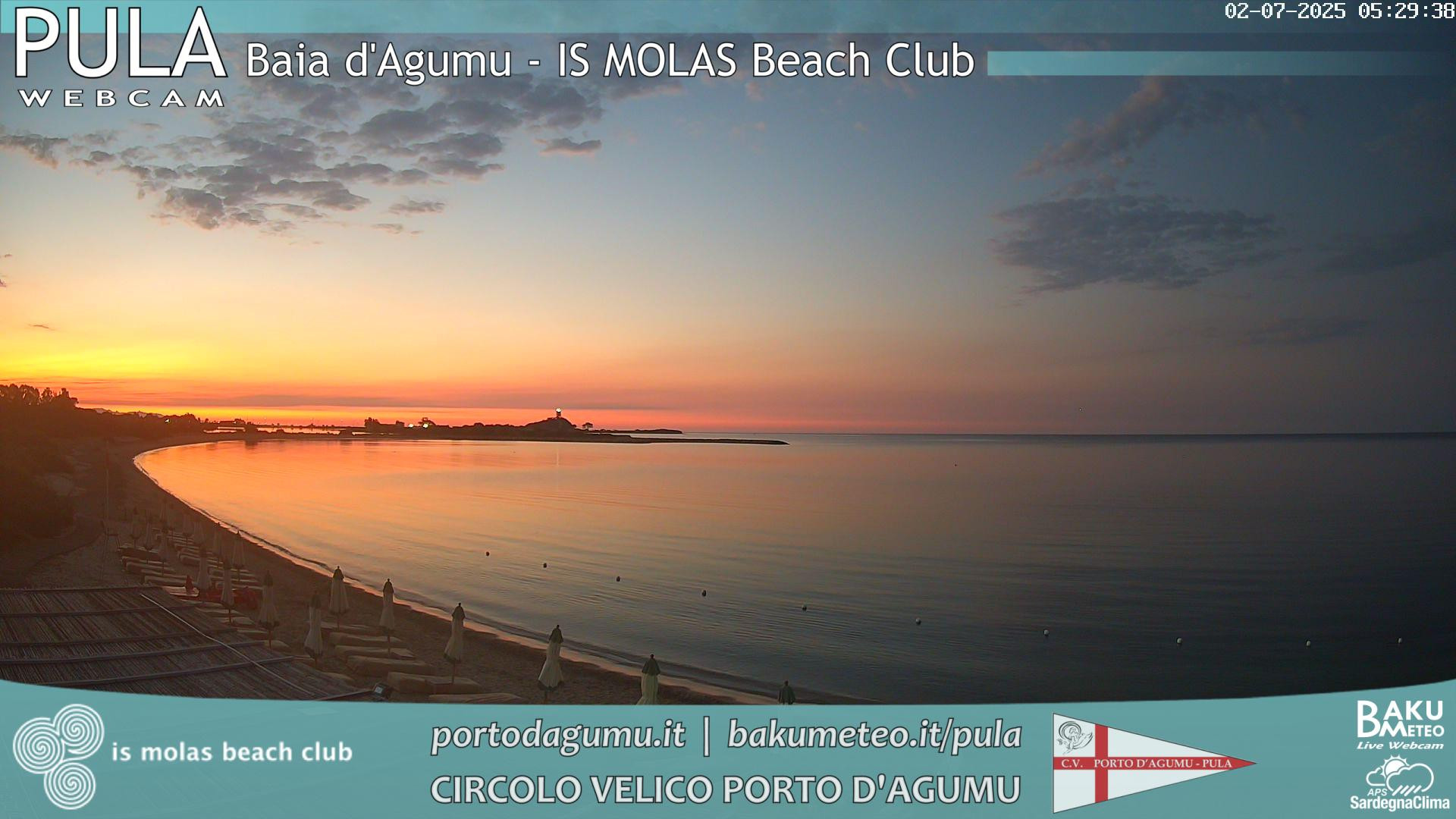 time-lapse frame, Porto d'Agumu webcam