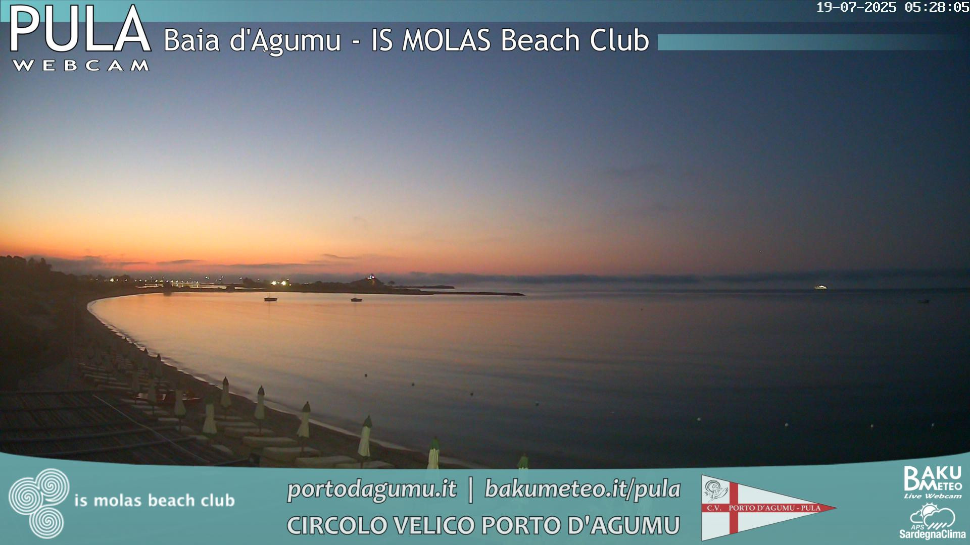 time-lapse frame, Porto d'Agumu webcam