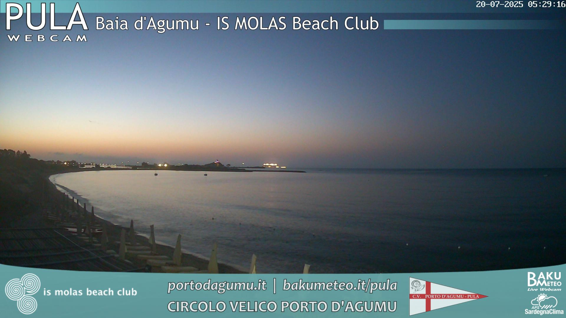 time-lapse frame, Porto d'Agumu webcam