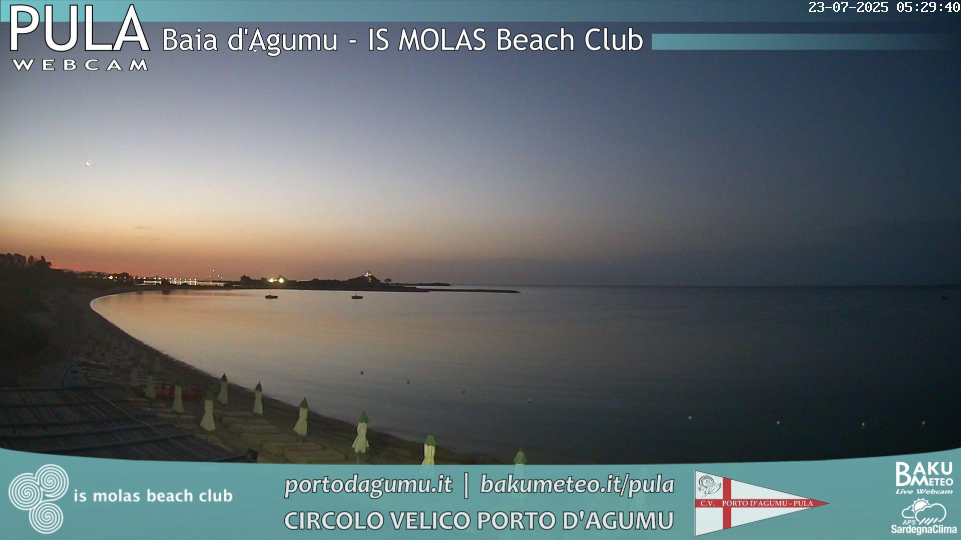 time-lapse frame, Porto d'Agumu webcam