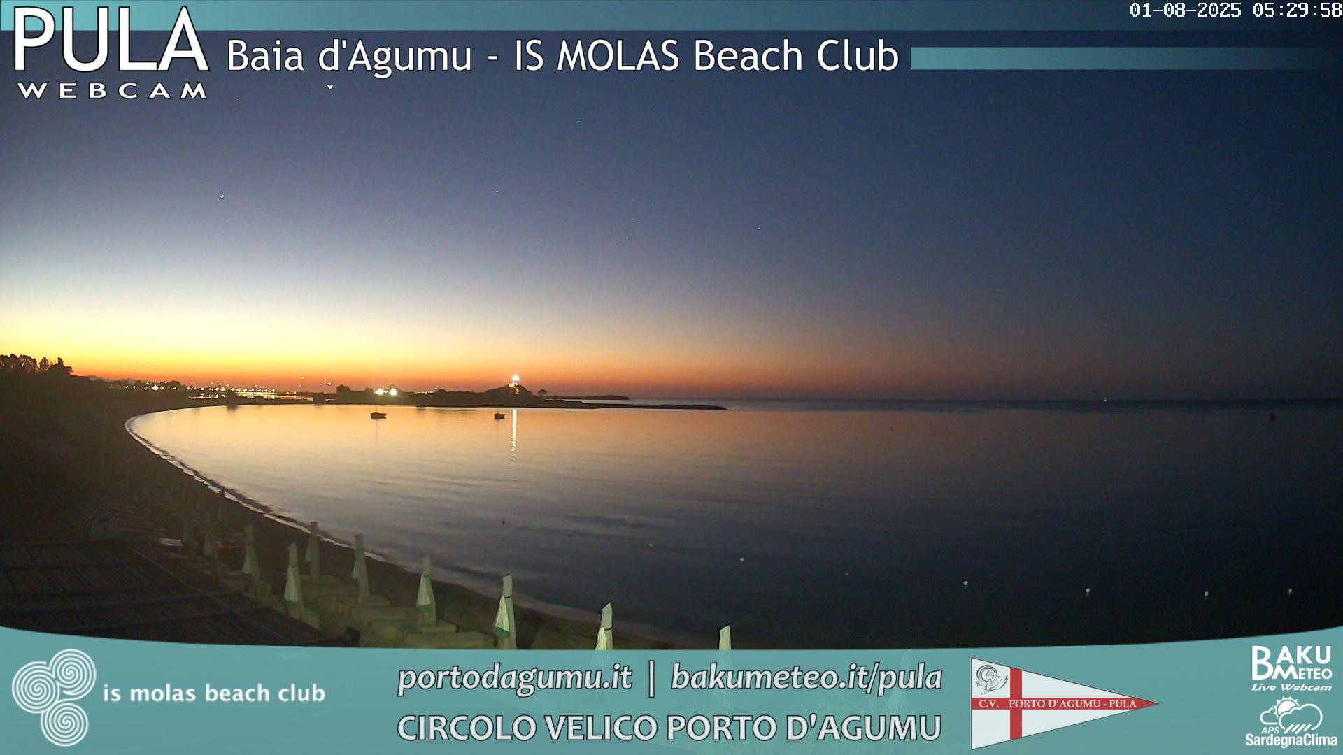 time-lapse frame, Porto d'Agumu webcam