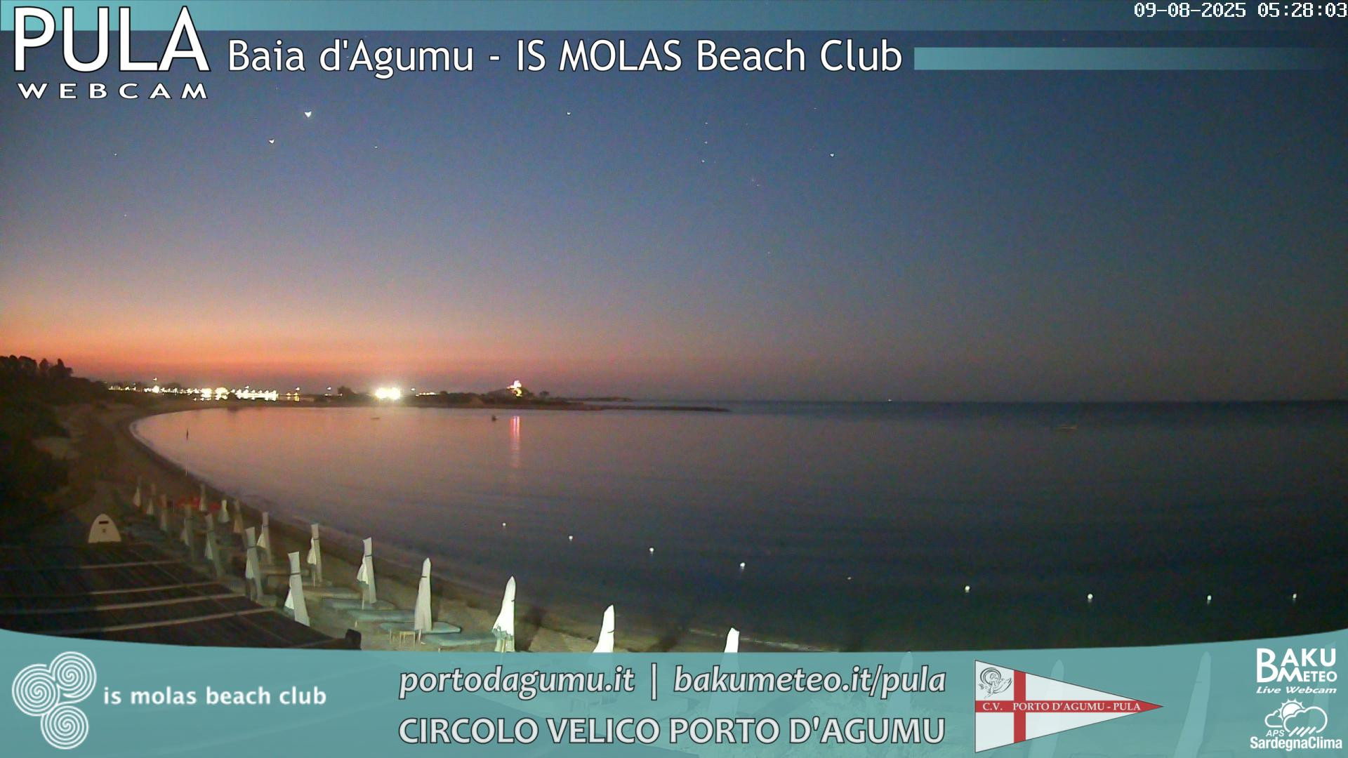 time-lapse frame, Porto d'Agumu webcam