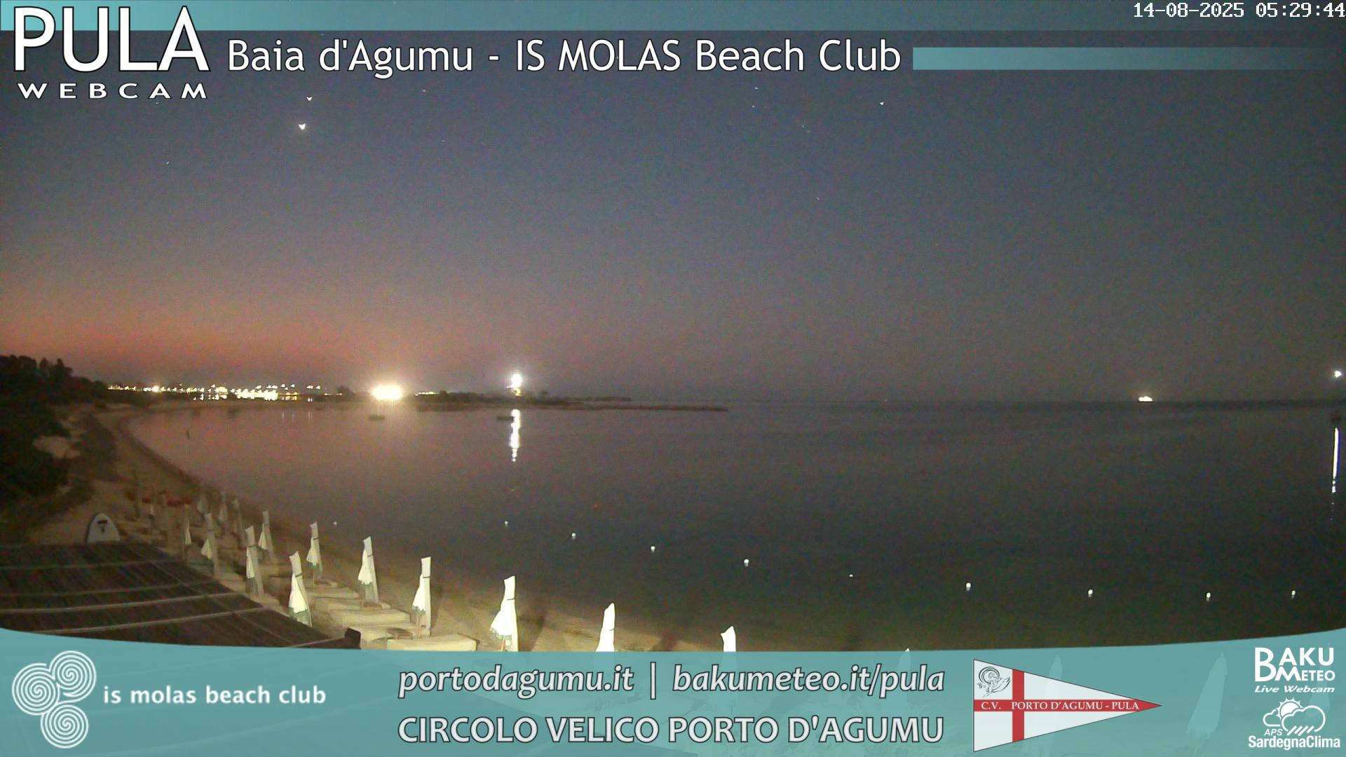 time-lapse frame, Porto d'Agumu webcam