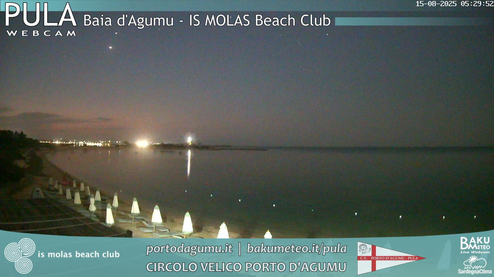time-lapse frame, Porto d'Agumu webcam