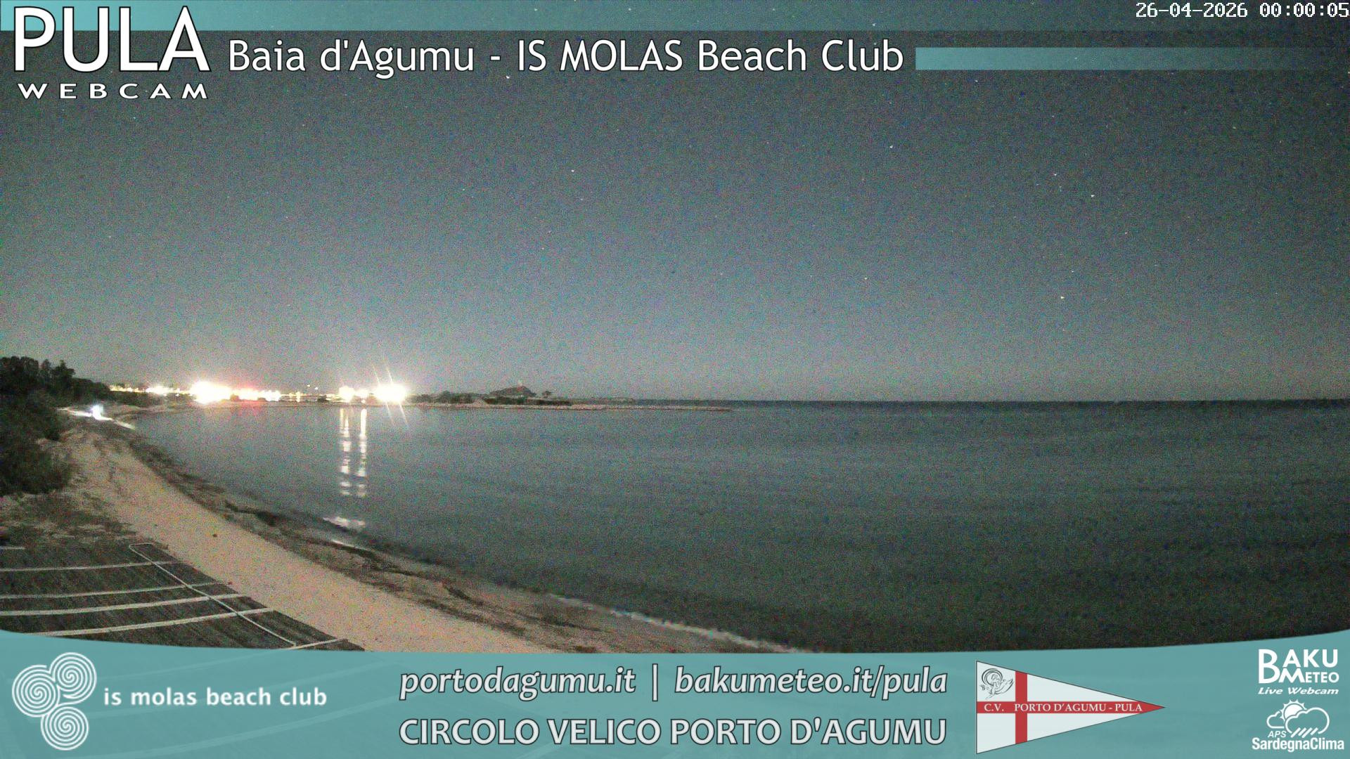 time-lapse frame, Porto d'Agumu webcam