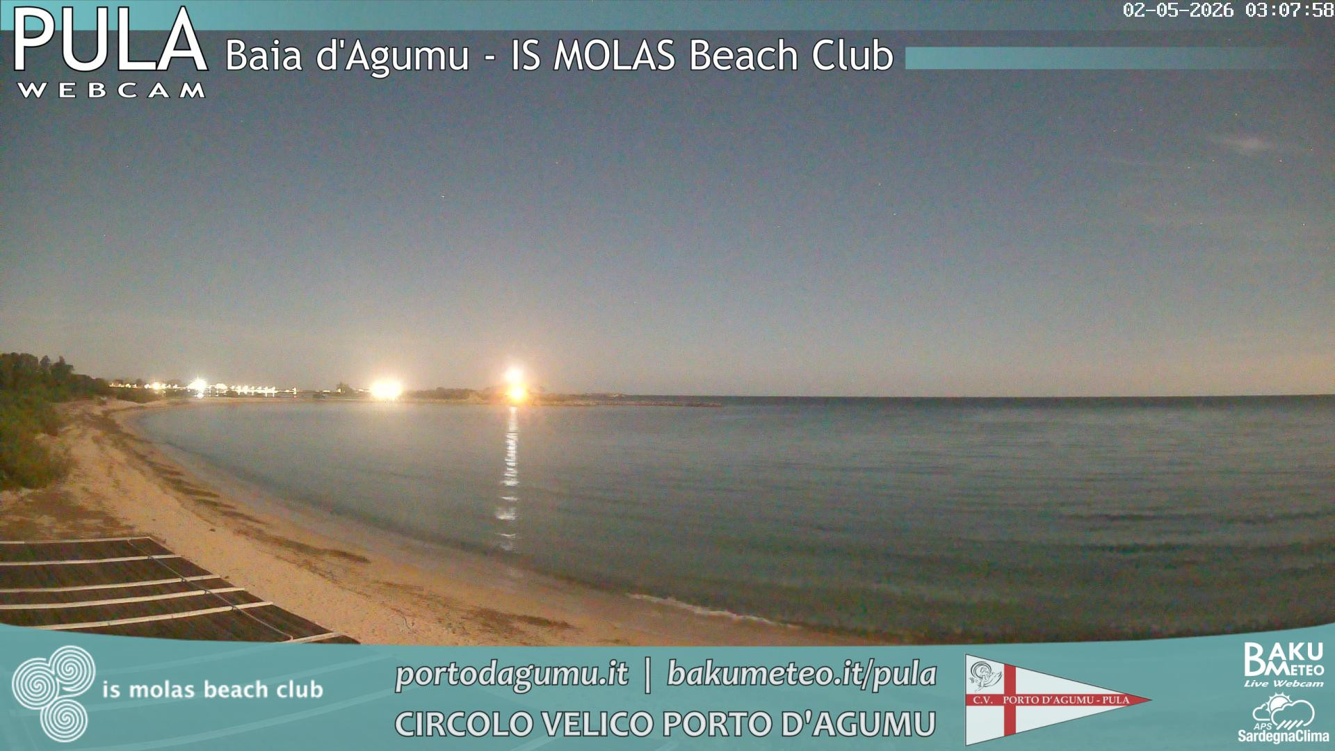 time-lapse frame, Porto d'Agumu webcam