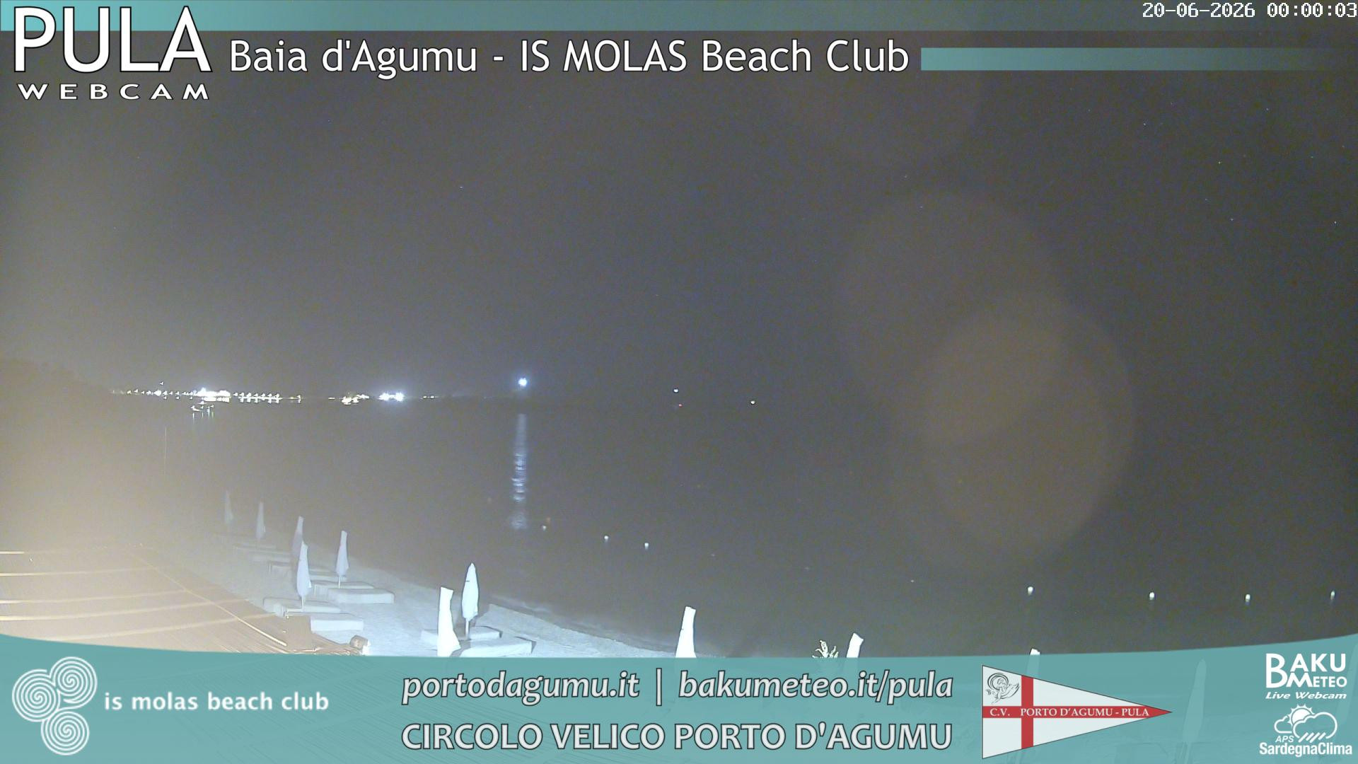 time-lapse frame, Porto d'Agumu webcam