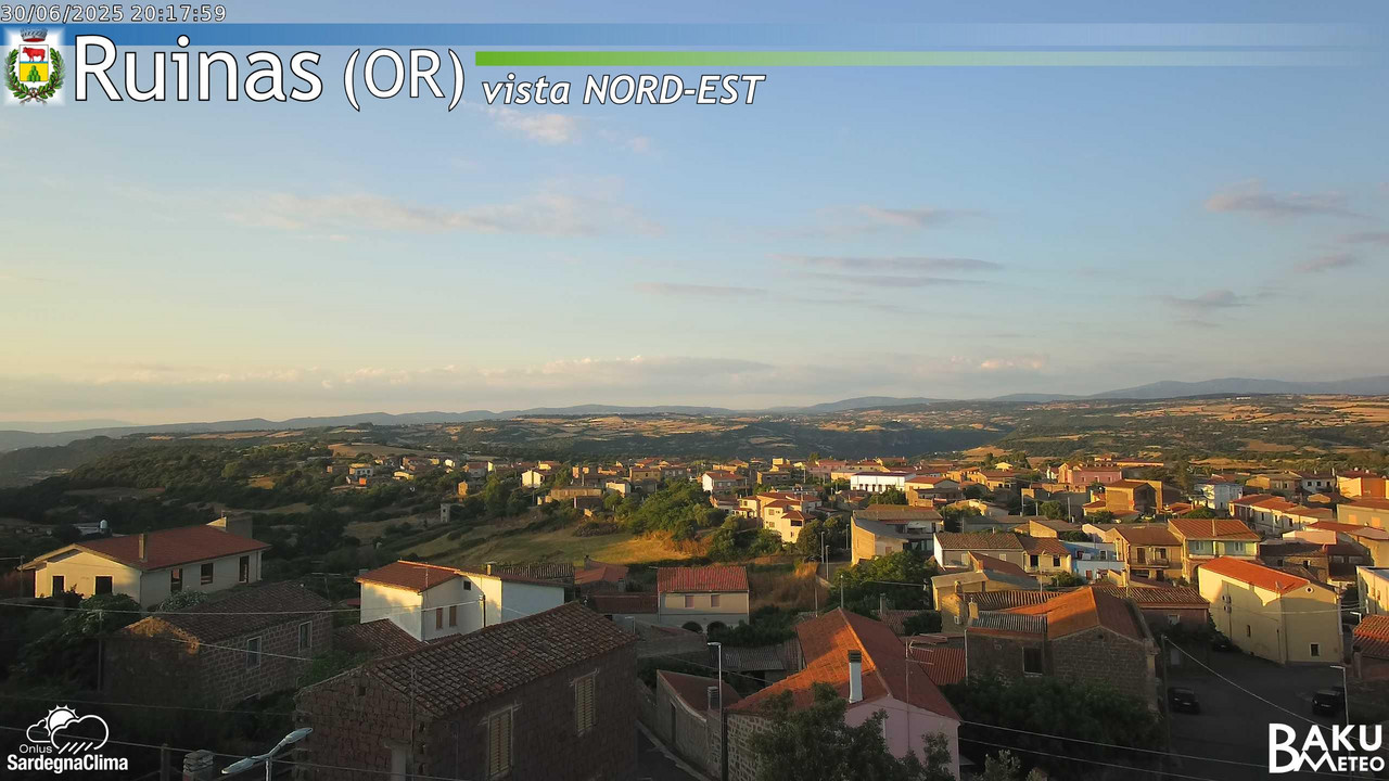 time-lapse frame, Ruinas NE webcam