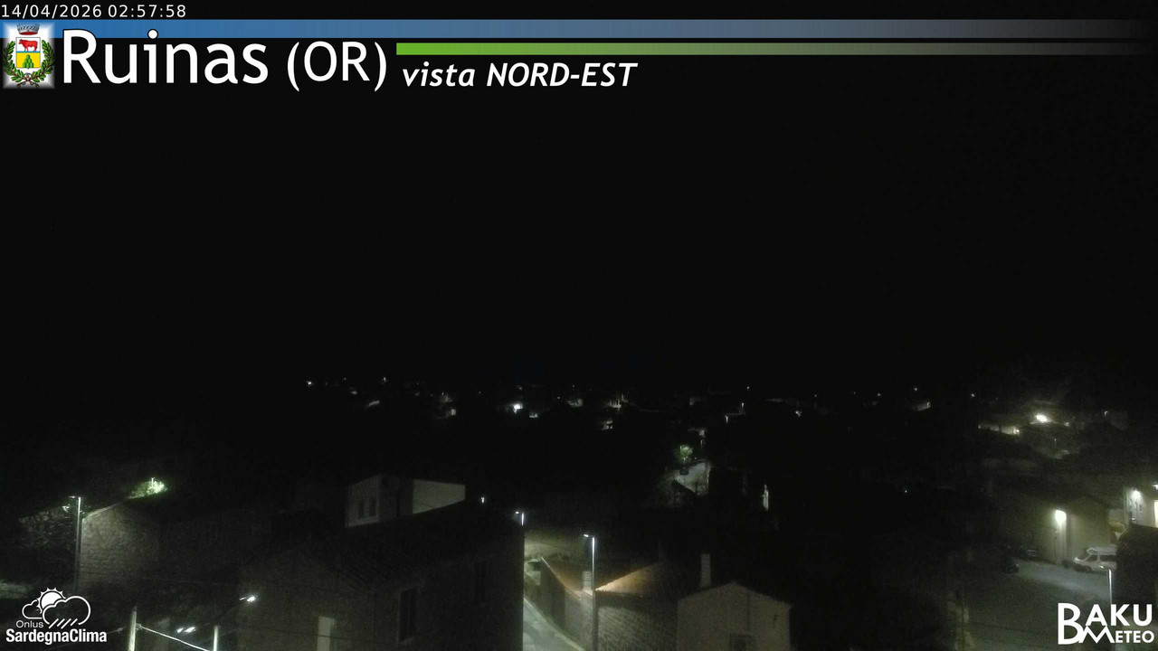 time-lapse frame, Ruinas NE webcam