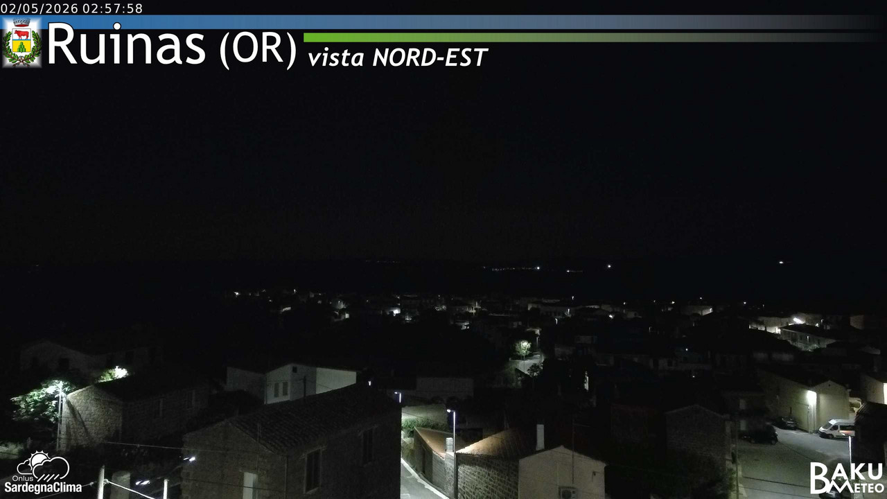 time-lapse frame, Ruinas NE webcam