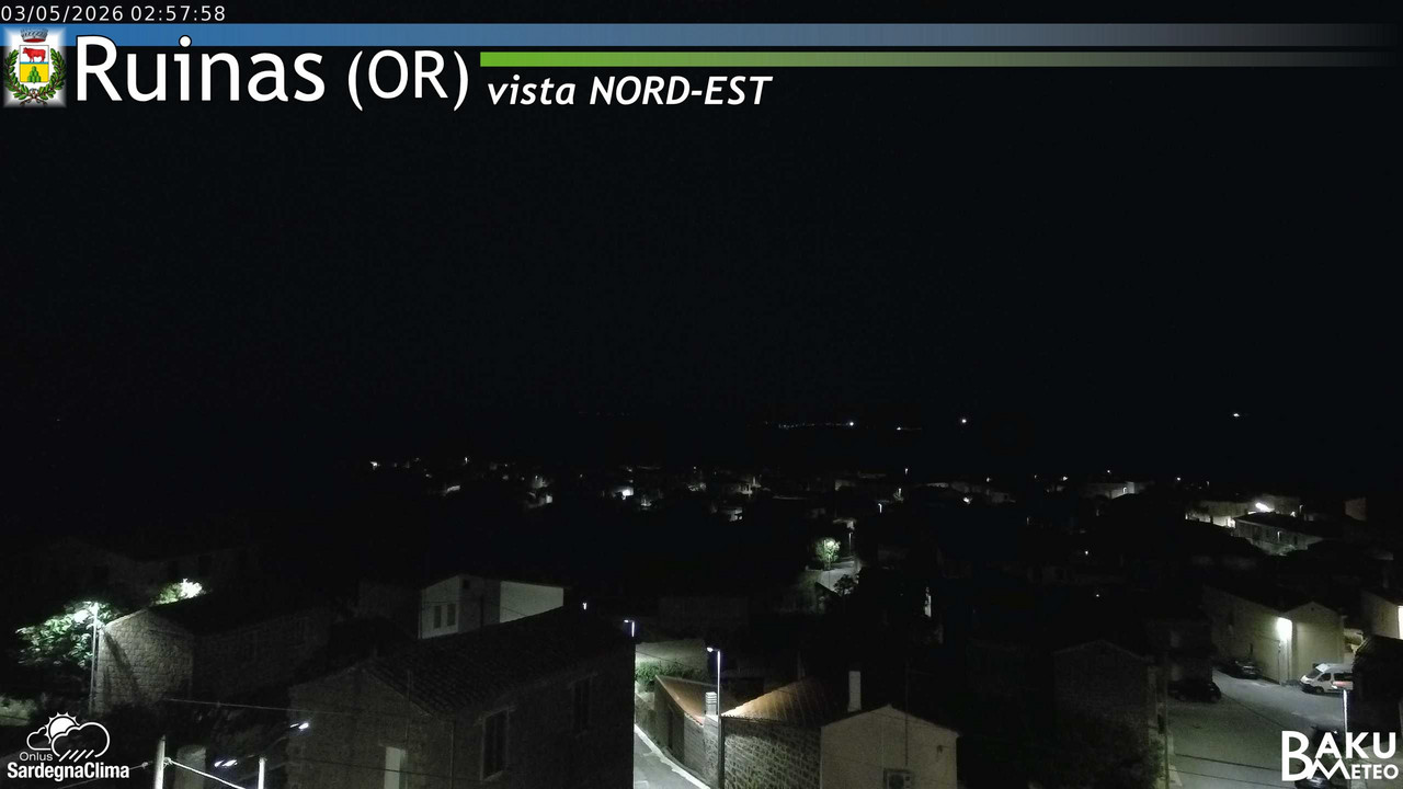 time-lapse frame, Ruinas NE webcam