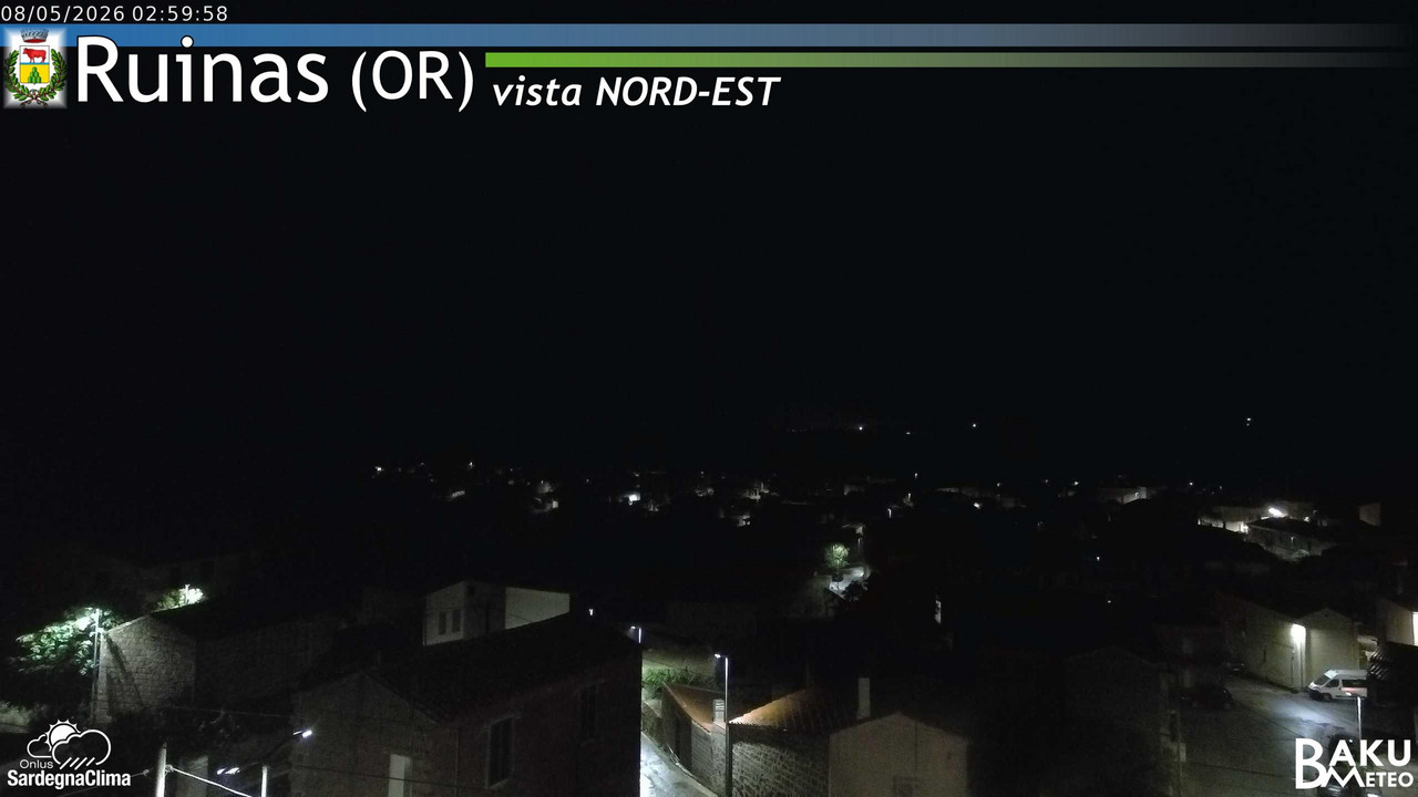 time-lapse frame, Ruinas NE webcam
