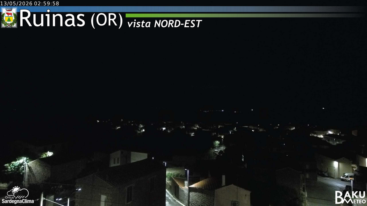 time-lapse frame, Ruinas NE webcam