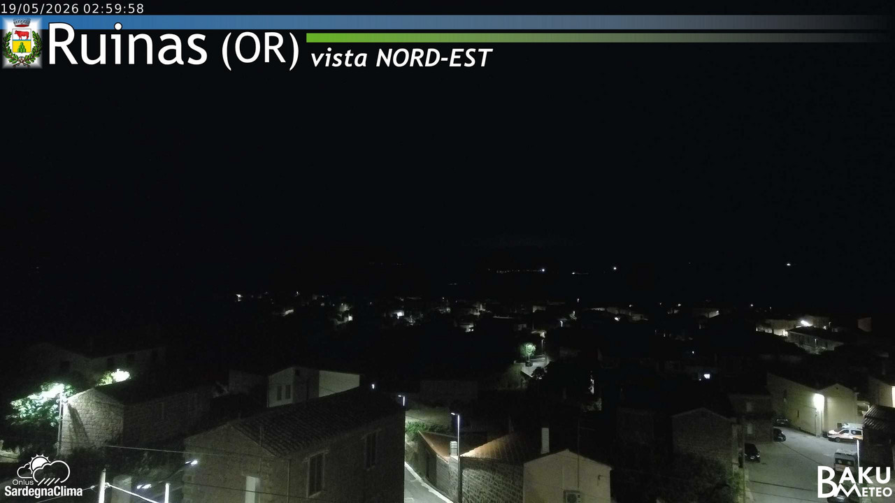 time-lapse frame, Ruinas NE webcam