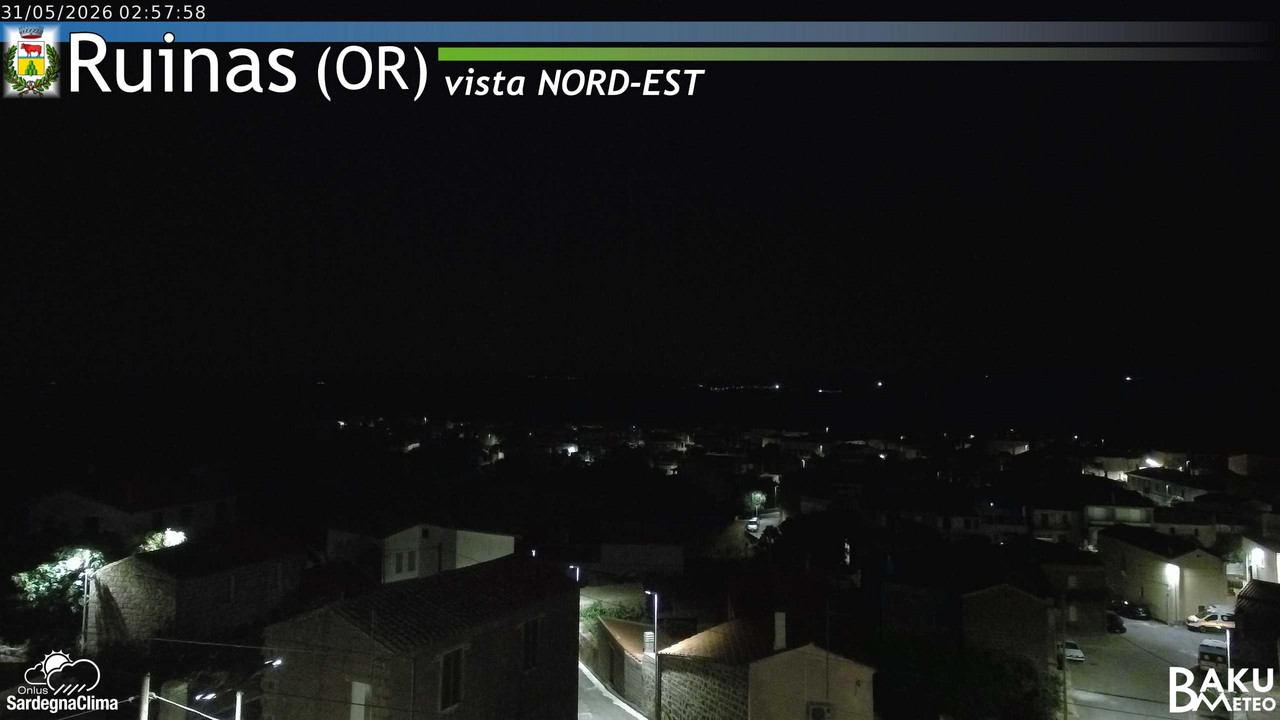 time-lapse frame, Ruinas NE webcam