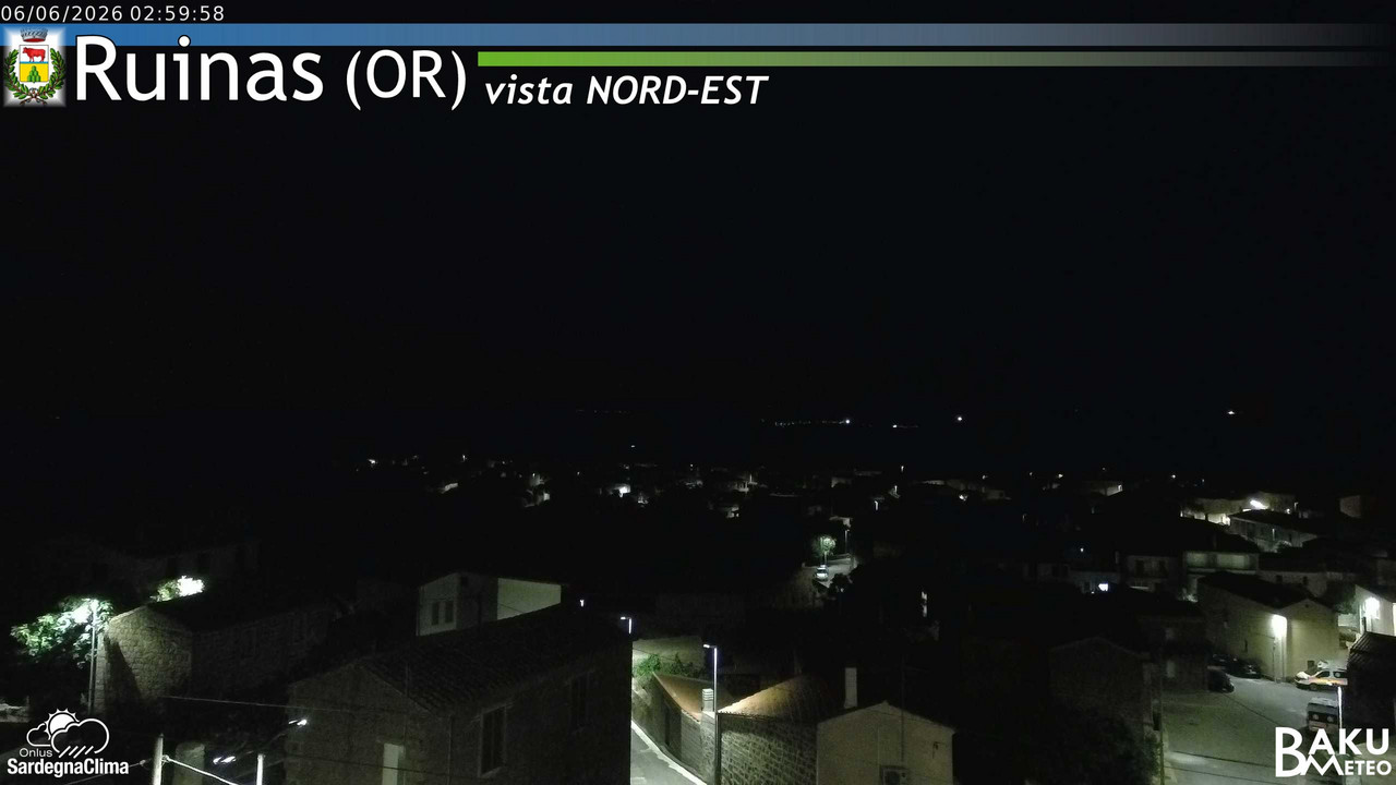 time-lapse frame, Ruinas NE webcam