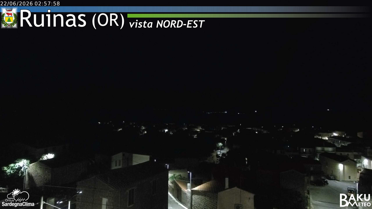 time-lapse frame, Ruinas NE webcam