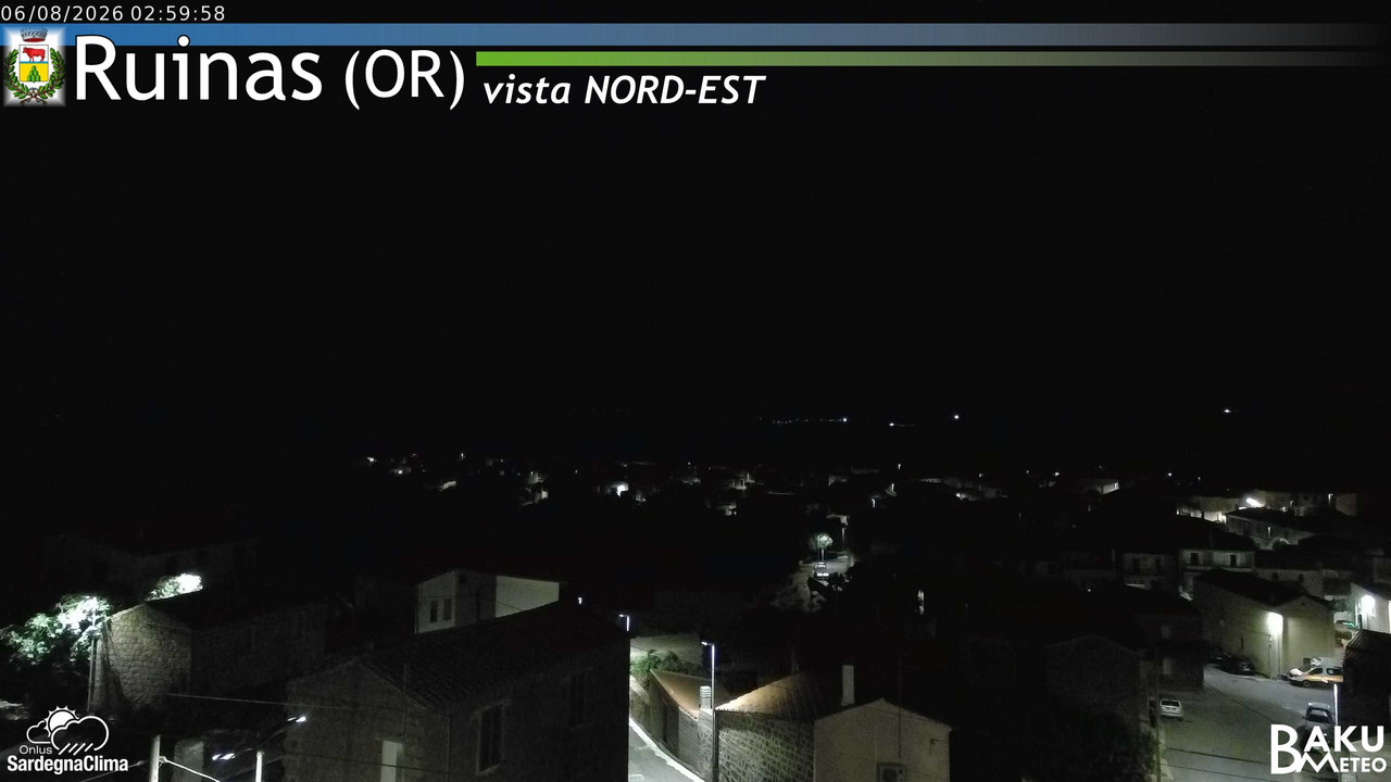 time-lapse frame, Ruinas NE webcam