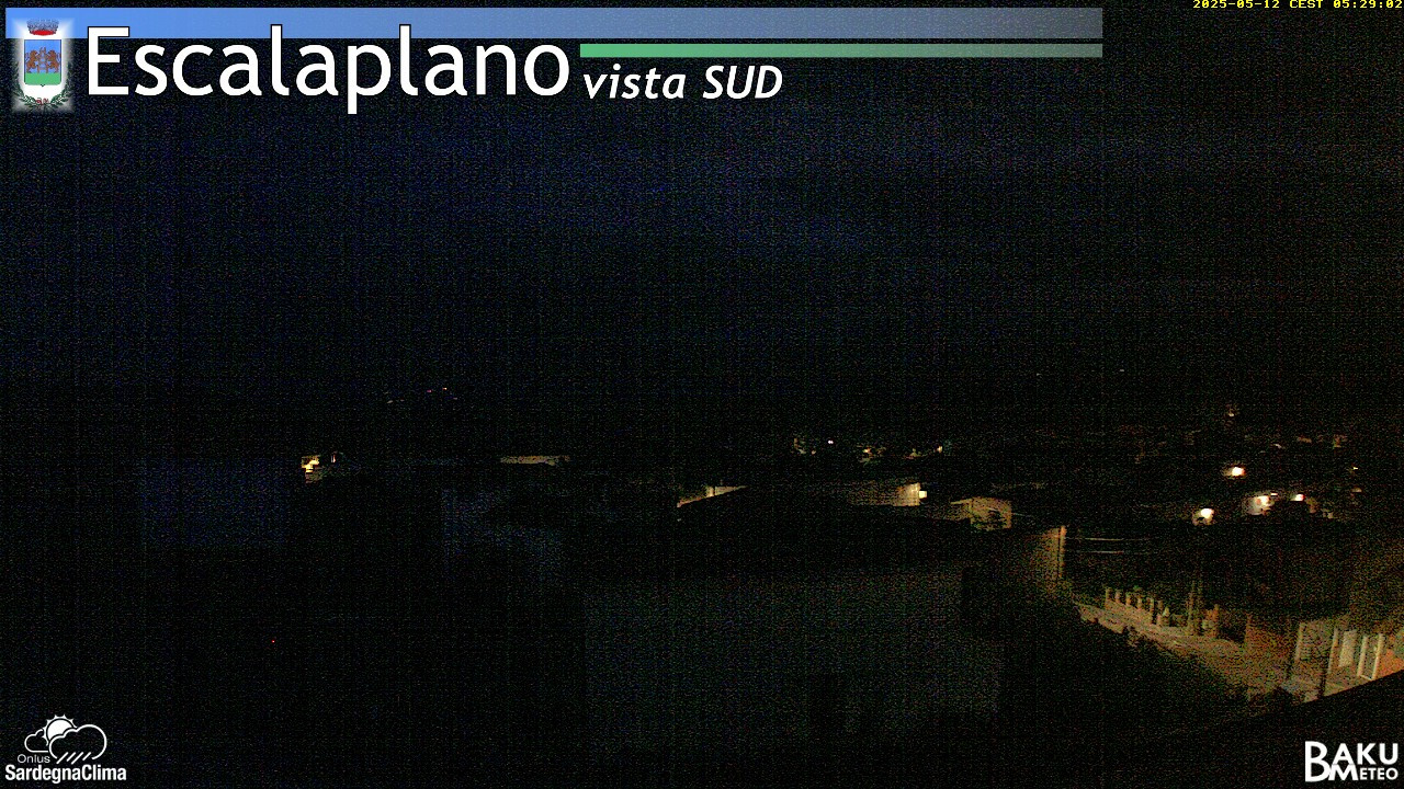 time-lapse frame, Escalaplano webcam
