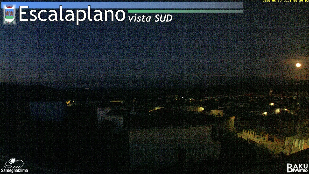 time-lapse frame, Escalaplano webcam