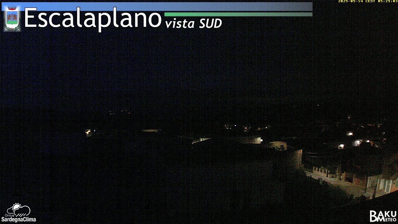 time-lapse frame, Escalaplano webcam