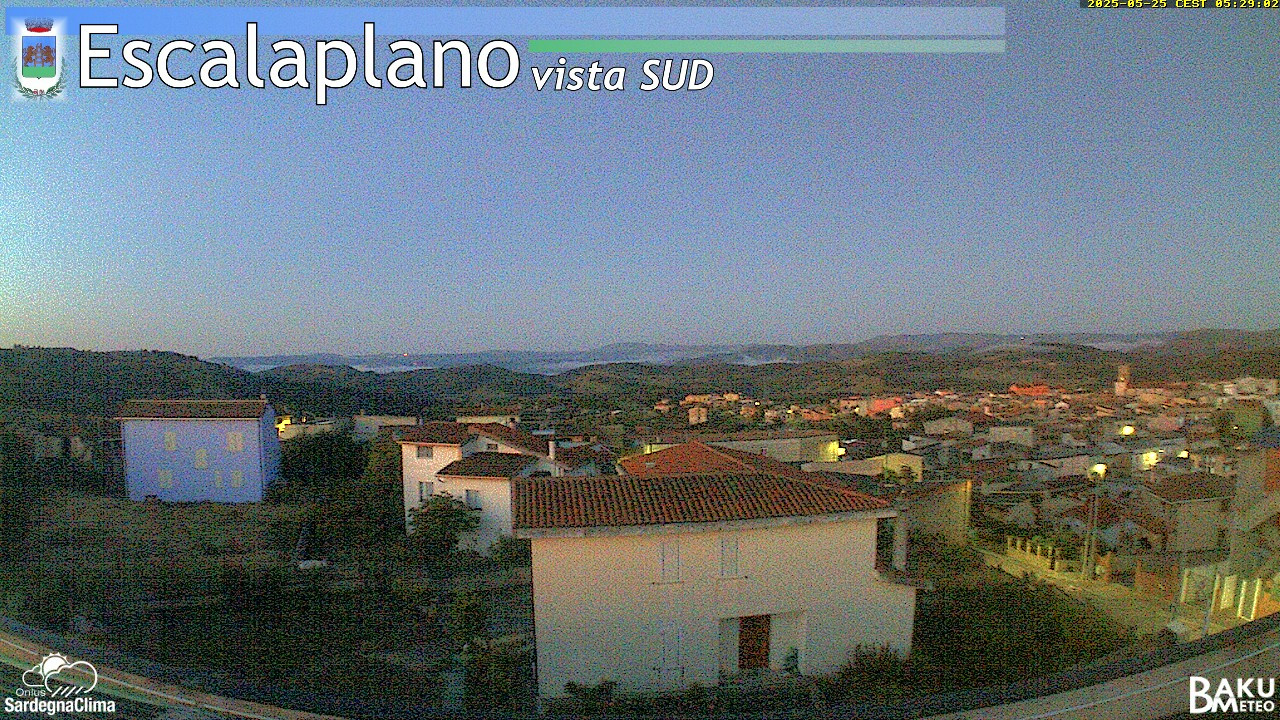time-lapse frame, Escalaplano webcam