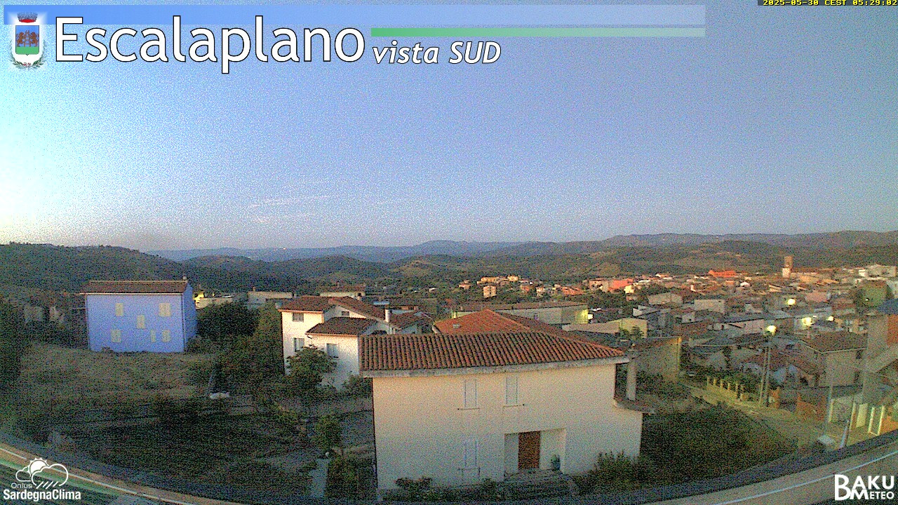 time-lapse frame, Escalaplano webcam