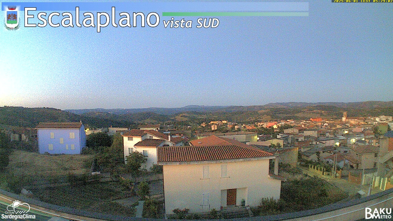 time-lapse frame, Escalaplano webcam