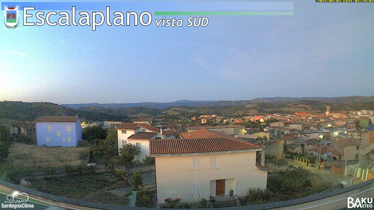 time-lapse frame, Escalaplano webcam