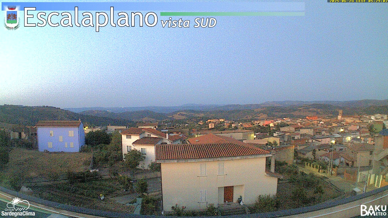 time-lapse frame, Escalaplano webcam