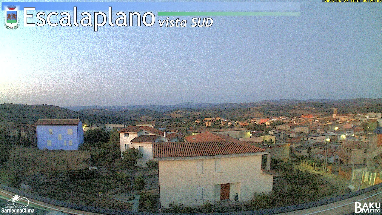 time-lapse frame, Escalaplano webcam