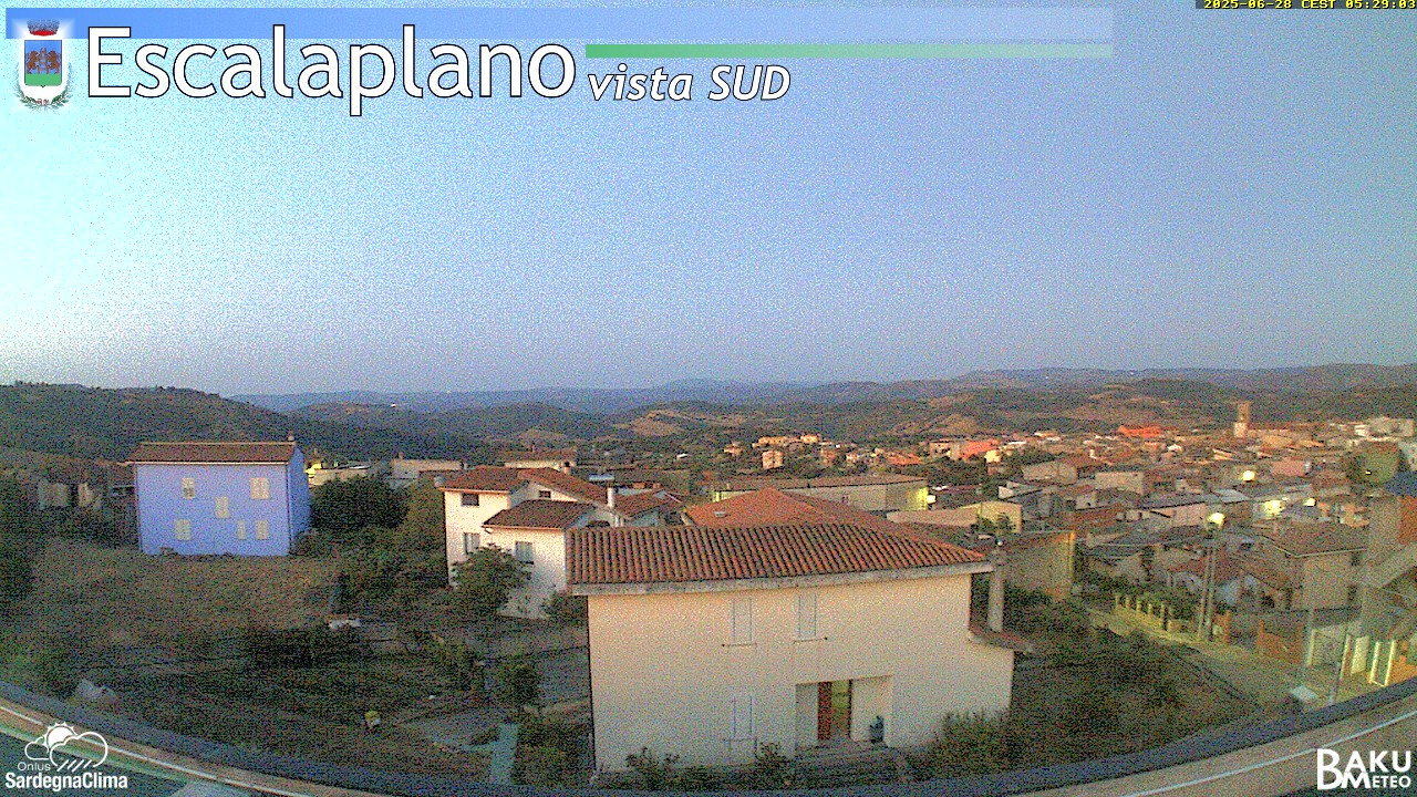 time-lapse frame, Escalaplano webcam