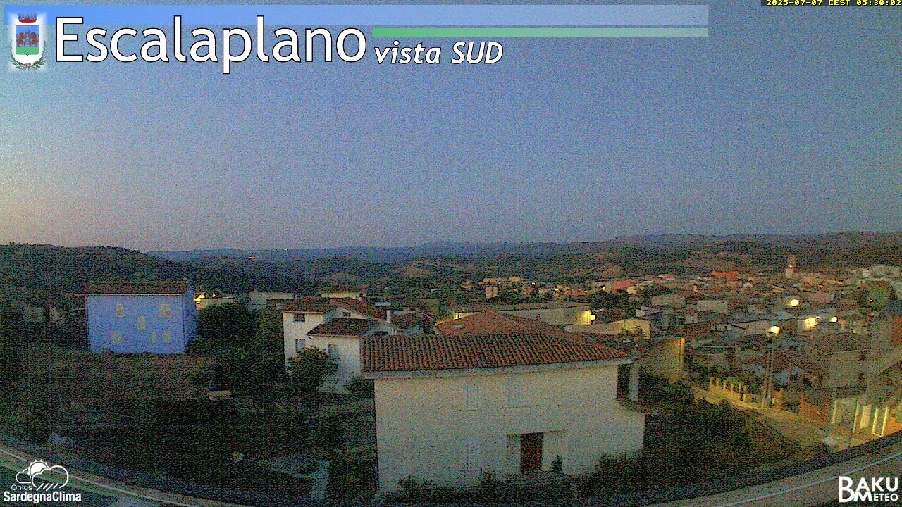 time-lapse frame, Escalaplano webcam