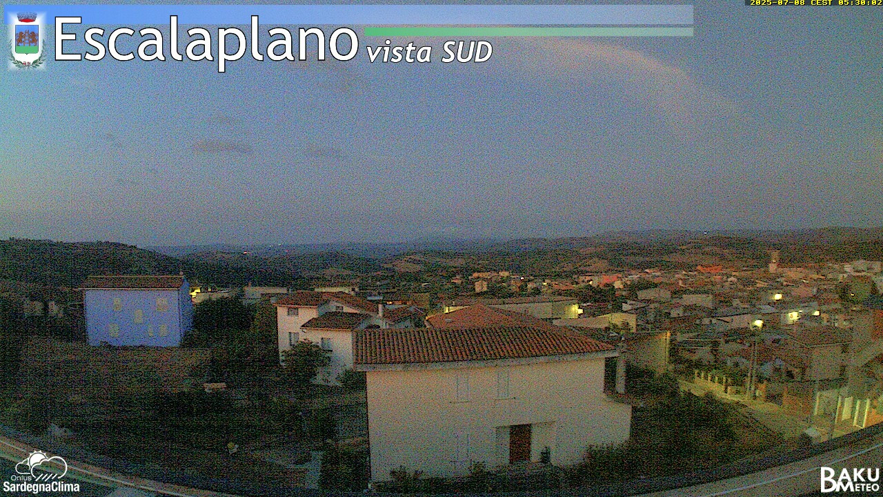 time-lapse frame, Escalaplano webcam