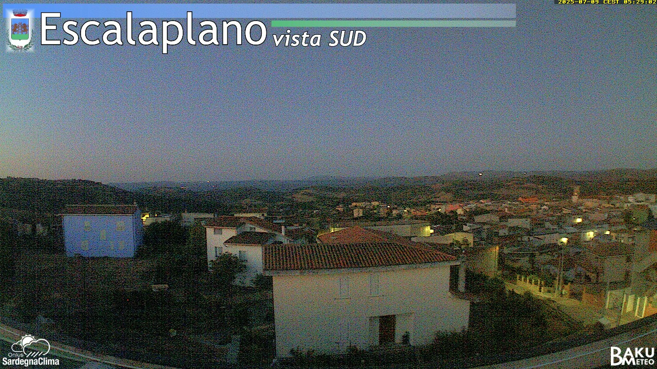 time-lapse frame, Escalaplano webcam