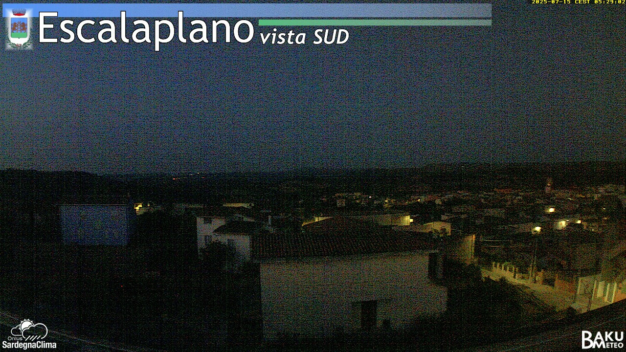 time-lapse frame, Escalaplano webcam