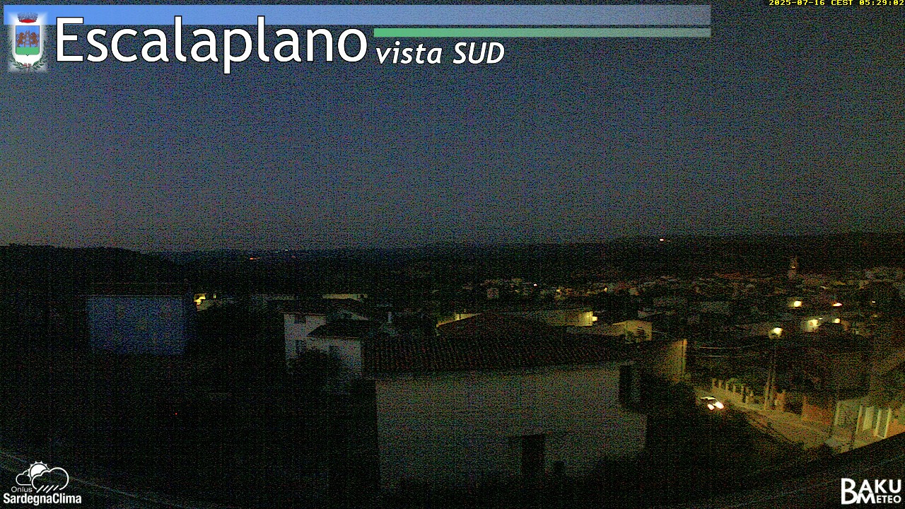 time-lapse frame, Escalaplano webcam