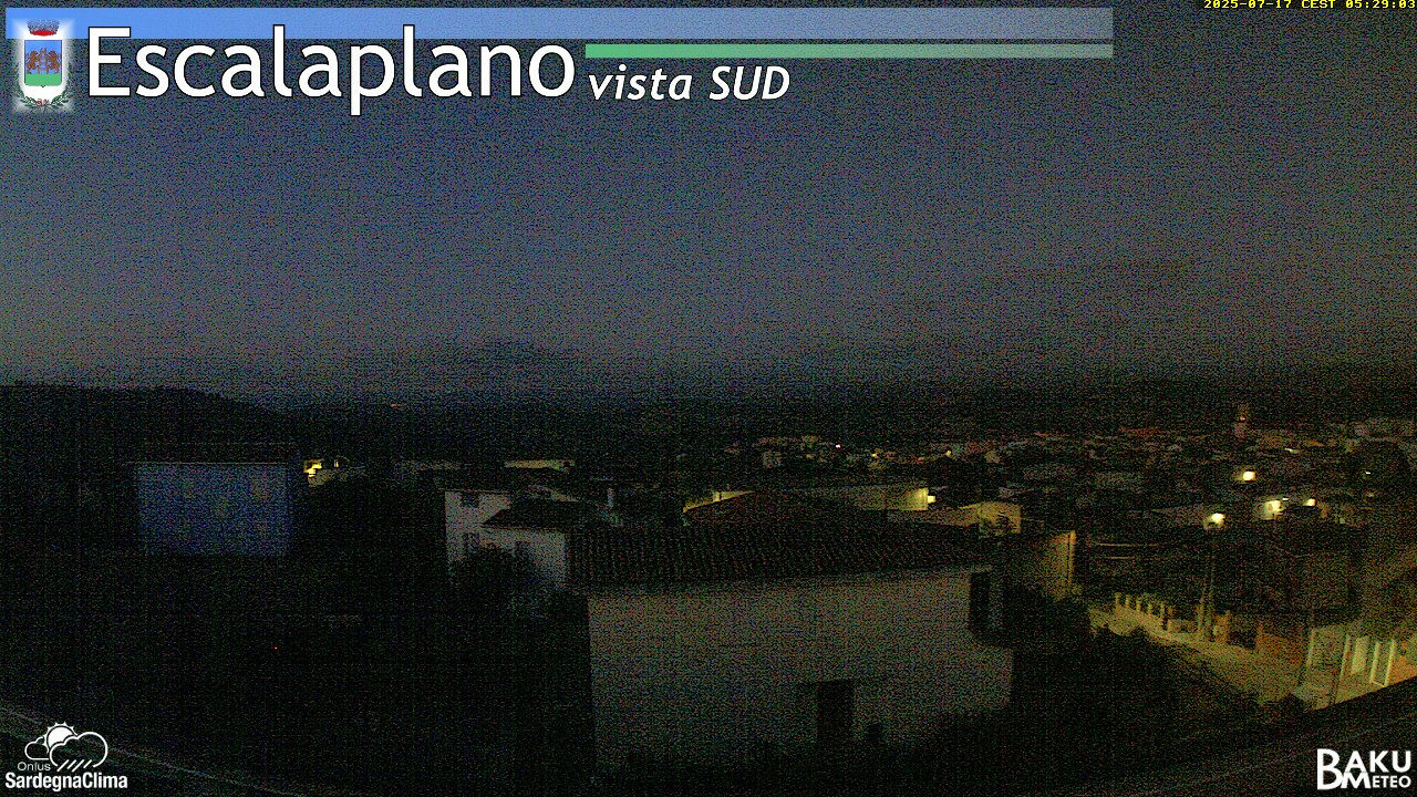 time-lapse frame, Escalaplano webcam