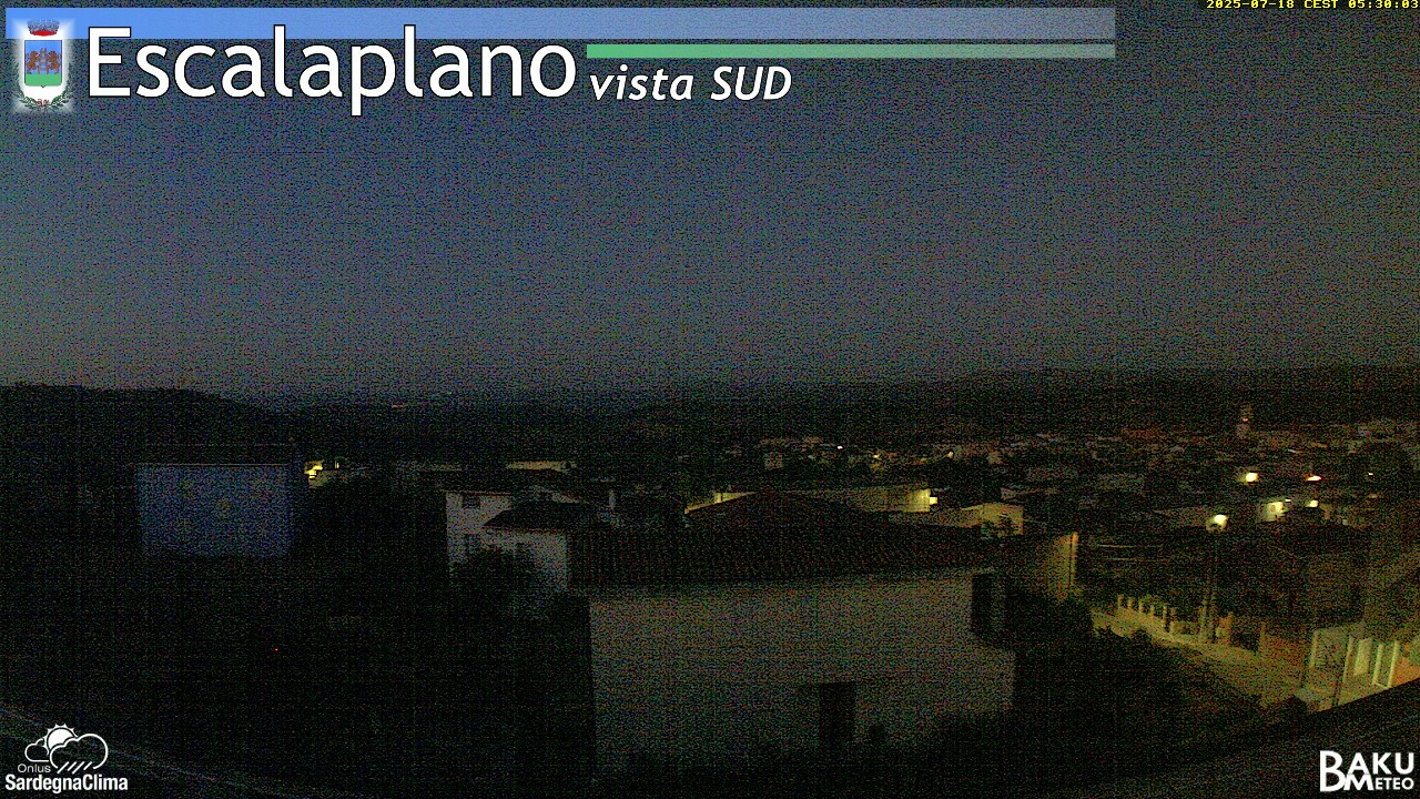 time-lapse frame, Escalaplano webcam