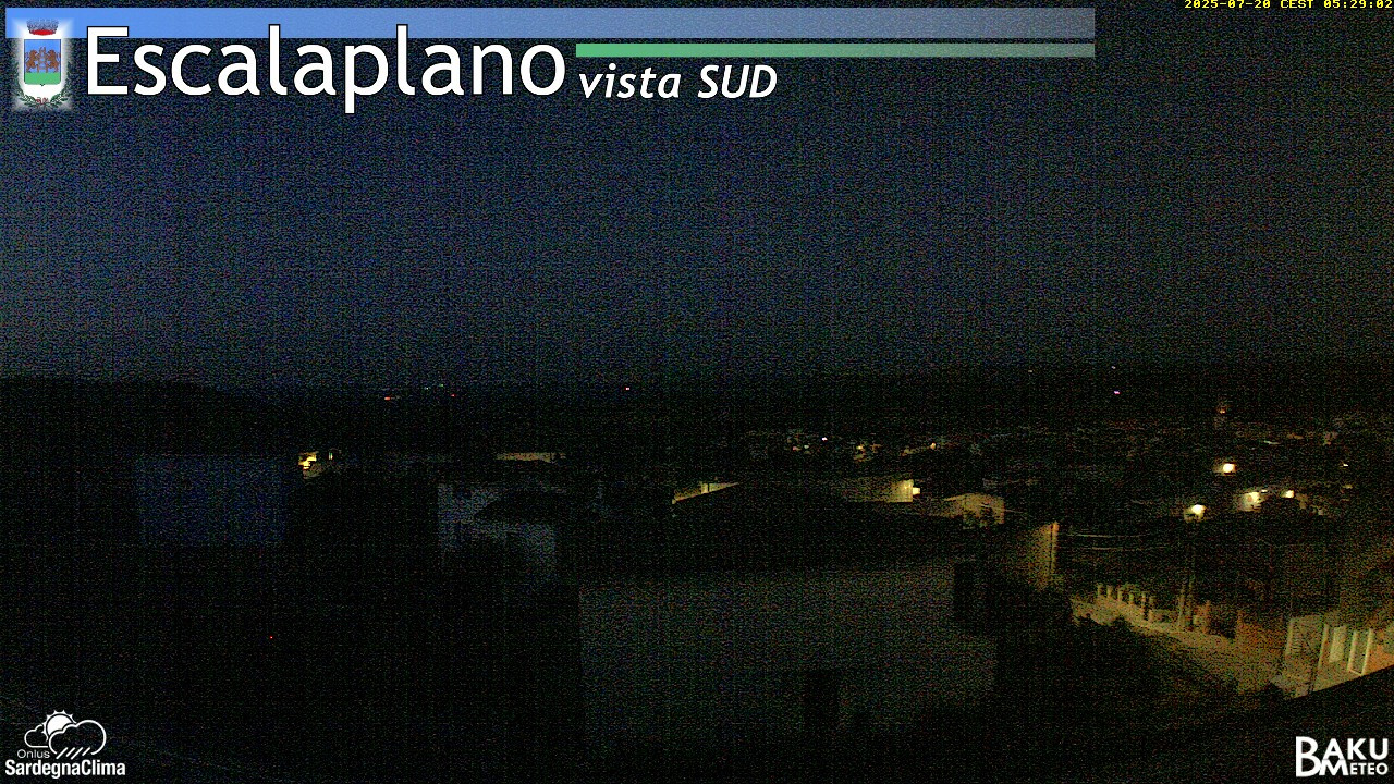 time-lapse frame, Escalaplano webcam